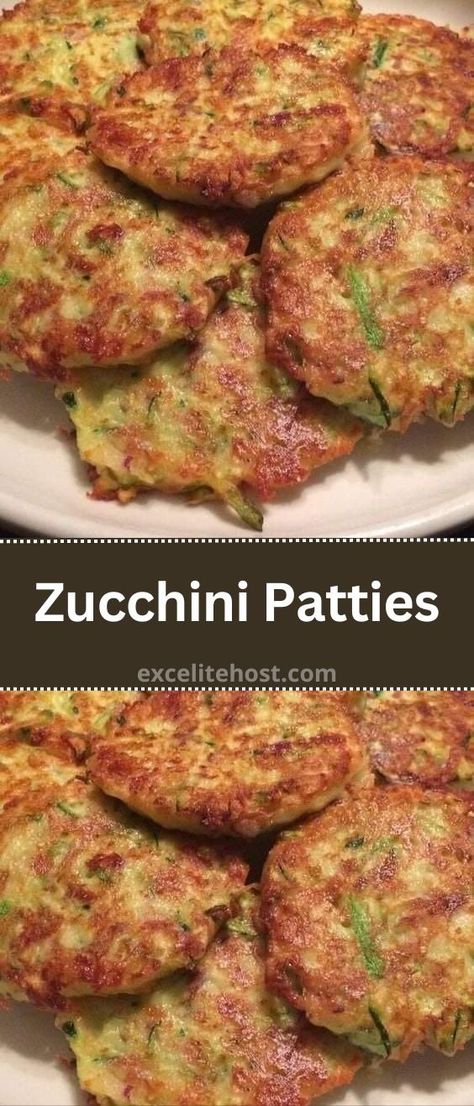 Zucchini Patties Recipe Zucchini Patties Taste Of Home, Healthy Patties Recipe, Zucchini Pulp Recipes, Best Zucchini Recipes Healthy, Vegetable Patties Recipe, Ground Sausage Zucchini Recipes, Fried Zucchini Patties, Sukinie Recipes, Chopped Zucchini Recipes