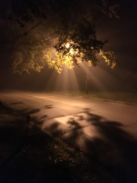 Lights And Shadows Photography, Light Street Night, Fog Lamp Wallpaper For Iphone, Shadow Pictures Night, Light In The Dark Aesthetic, Night Shots Photography, Foggy Night Aesthetic, Foggy Aesthetic Night, Dark Light Aesthetic