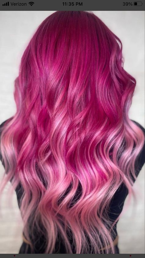 Fuschia Hair, Orange Ombre Hair, Pink Ombre Hair, Colourful Hair, Orange Ombre, National Dress, Amazing Hair, Ombre Hair Color, New Hair Colors