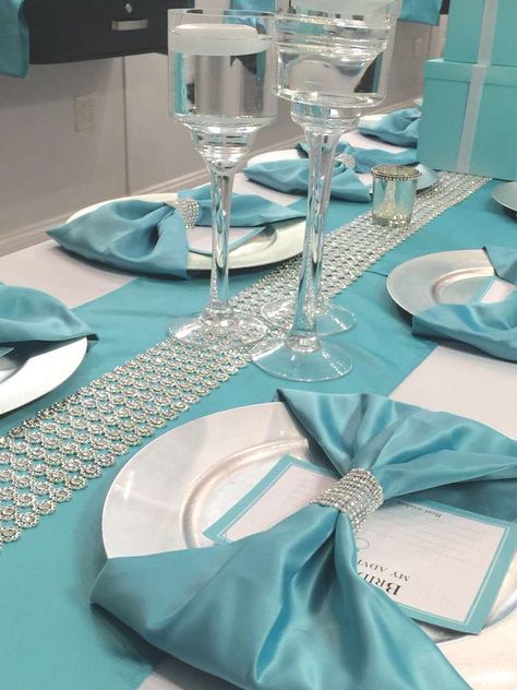 Brunch Bridal Shower Ideas Decorations Breakfast At Tiffanys, Tiffany Centerpieces, Tiffany’s Bridal Shower Theme, Tiffany & Co Bridal Shower, Tiffany’s Sweet 16, Bridal Shower Breakfast At Tiffanys, Tiffany Baby Shower Theme, Tiffany Blue Party, Tiffany Themed Bridal Shower