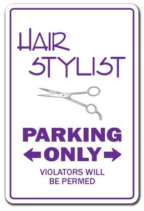 Hairdressing Quotes, Salon Signs, Parking Signs, Vinyl Graphics, Beauty School, Hair Dresser, Salon Decor, Cosmetology, You Funny