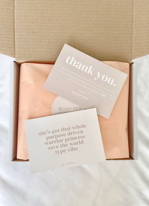 Business Packaging Ideas, Font Sticker, Boutique Packaging, Ecommerce Packaging, Etsy Packaging, Soya Mumu, Packaging Ideas Business, Small Business Packaging Ideas, Thank You Card Design