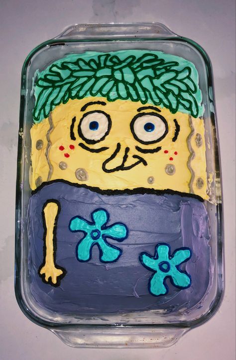 Cake Designs Spongebob, Spongebob Inspired Food, Sponge Bob 25 Birthday Cake, Spongebob 16th Birthday Cake, Spongebob Birthday Cakes, Spongebob Themed Birthday Party Ideas, Spongebob Treats, Spongebob Theme Party, Spongebob Party Decorations