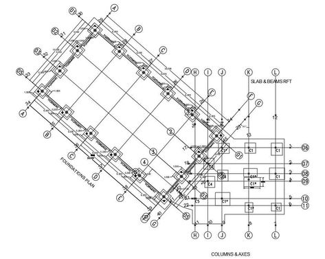 Foundation and Column Layout Plan Drawing Free Download DWG File - Cadbull Wooden Columns, Building Foundation, Layout Plan, Android Phone Wallpaper, Drawing Block, Plan Drawing, Autocad Drawing, Cad Drawing, Detailed Drawings