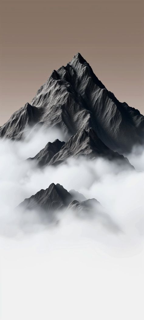 Winter Iphone Wallpaper Aesthetic, Iphone Depth Effect Wallpaper, Ios 16 Mountain Wallpaper, Misty Mountains Wallpaper, Dark Mountain Wallpaper, Winter Iphone Wallpaper, Dark Mountain Wallpaper Iphone, Snowy Mountains Wallpaper, 7 Wallpaper