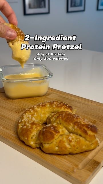 Protein Pretzels, 30g Of Protein, Pretzel Dough, Protein Powder Recipes, Protein Power, 300 Calories, Like And Comment, Oat Flour, A Log