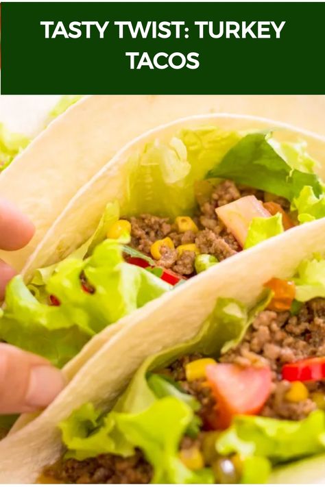 Tasty Twist: Turkey Tacos Taco Filling Recipe, Taco Spaghetti Squash, Turkey Mince Recipes, Healthy Taco, Taco Filling, Ground Turkey Tacos, Taco Spaghetti, Turkey Taco, Taco Fillings