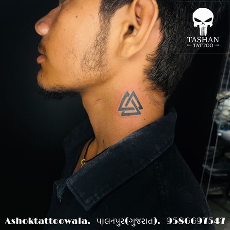 TashanTattoo
AshokTattooWala
S.20. Tirupati plaza
Opp. New bus stand
Near gd modi collage
Palanpur (gujrat)
9586697547
9687533310 Side Neck Tattoo, Triangle Tattoos, Neck Tattoo, Fish Tattoos, Jesus Fish Tattoo, Triangle Tattoo, Tattoos, Quick Saves