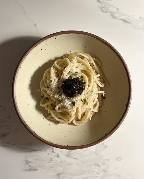 Caviar Pasta, Protein Ranch, Cottage Cheese Ranch, Chives Recipe, White Sturgeon, Pasta Fresh, Ranch Packet, Green Peppercorn, Caviar Recipes