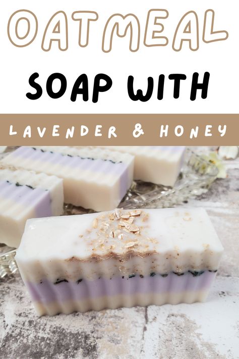 Diy Exfoliating Soap Bar, Oatmeal Soap Recipe, Oatmeal Aesthetic, Homemade Toiletries, Exfoliating Soap Bar, Face Soap Bar, Candle Recipes, Diy Oatmeal, Natural Soaps Recipes