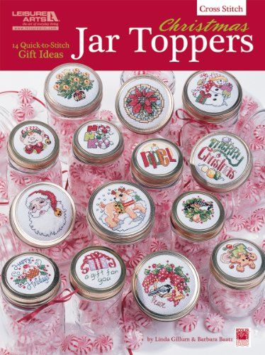 A HUGE collection of tons of Christmas mason jar crafts to enjoy. Click on pictures of each one to get full instructions for FREE on how to make your own. Lids Ornaments, Jar Toppers, Jar Food, Cross Stitch Christmas, Stitch Gift, Christmas Mason Jars, Cross Stitch Books, Christmas Jars, Mason Jar Lids