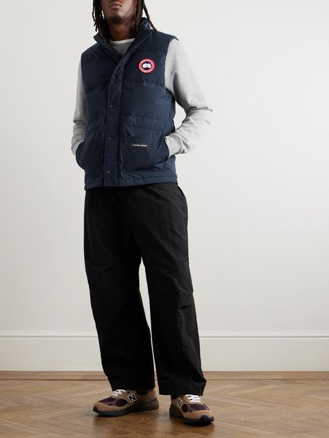 Canada Goose's 'Freestyle' gilet has been a favourite since the 1970s. It's made from durable, weatherproof shell, filled with down and has a relaxed shape that's perfect for layering. Whether you’re on a hike or in the office, it's a failsafe choice for winter days. Wool Trousers, How To Wear Scarves, Loungewear Shorts, Casual Blazer, Wool Pants, Winter Days, Knitwear Design, Short Suit, The 1970s