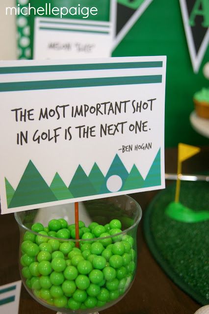 Golf Centerpieces, Golf Party Foods, Father's Day Party, Golf Theme Party, Gift Giving Ideas, Golf Party Decorations, Golf Diy, Golf Birthday Party, Golf Inspiration