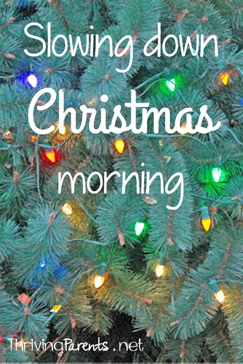 Christmas morning can be a blur if we let it. We use these tips to intentionally slow it down so it can be enjoyed by everyone. Christmas Morning Surprises For Kids, Christmas Gift Opening, Christmas Morning Traditions, Christmas Traditions Kids, Opening Christmas Presents, Christmas Things To Do, Morning Activities, Christmas Savings, Christmas Game