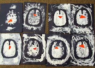 http://fromtheshortstacks.blogspot.com/2015/06/penguins-and-process-art.html Ice Cube Patterns Preschool, Penguin Crafts Preschool, Winter Animals Preschool, Penguin Preschool, Process Art Preschool, Arctic Animals Preschool, Cute Art Projects, Penguin Activities, Penguin Theme