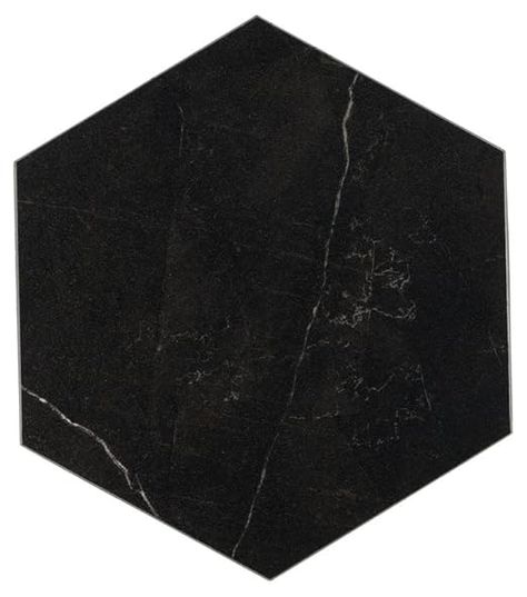 BaseCore HEX Hexagon Vinyl Flooring Black Marble 5.75" DIY Self Adhesive Textured Modern Floor Tile Peel & Stick Tile | Sample Tile: Amazon.com: Tools & Home Improvement Hexagon Vinyl Flooring, Hexagon Flooring, Modern Floor Tiles, Peel Stick Tile, Modern Floor, Peel And Stick Tile, Floor Tile, Amazon Com, Black Marble