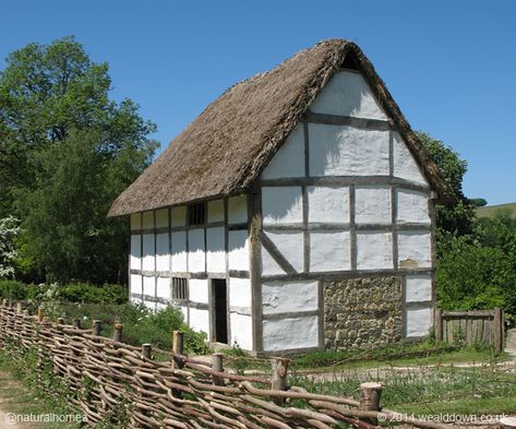 Wattle And Daub, German Houses, Tiny House Camper, Timber Frame House, Woodland Cottage, Sussex England, Natural Homes, Timber Buildings, Air Museum