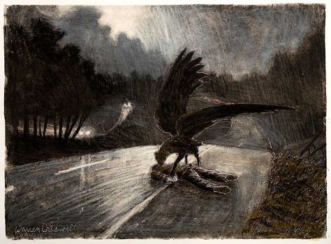 Roadkill Art, Roadkill Cafe, Mushroom Circle, Monotype Printmaking, Experimental Film, Road Kill, Dark Visions, Art Surrealism, Stormy Sky