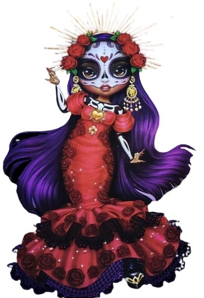 Maria Garcia, Mexican Heritage, Blossom Tattoo, Custom Gown, Rainbow High, Lol Dolls, High Art, Fairy Dolls, Grunge Hair