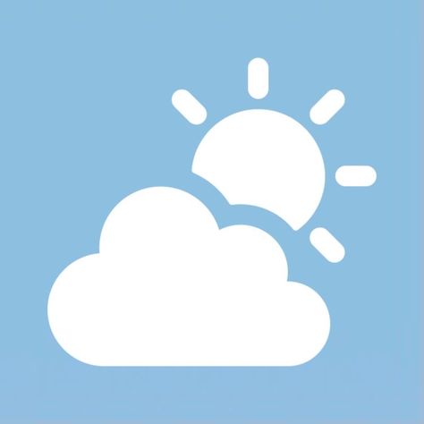 Light Blue Weather App Icon, Blue White App Icon, Light Blue And White App Icons, Light Blue Weather Icon, Blue And White Icons For Apps, App Icons Blue And White, Apple Icons Blue, Blue Weather App Icon, Light Blue Phone Icon