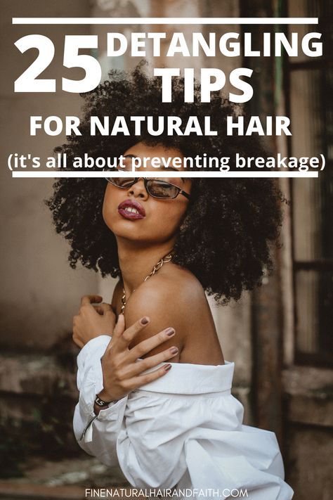 easy way to detangle natural hair Breakage Natural Hair, How To Detangle Hair, Stretching Hair, Detangling Natural Hair, 3b Hair, Detangle Hair, Long Hair Images, Deep Conditioning Hair, Detangling Hair