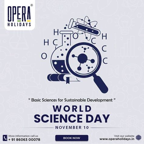 Science has many facets and it is up to us that we use it to bring development, peace and growth into our lives. Warm wishes on World Science Day for Peace and Development. #OperaHolidays #WorldScienceDayForPeaceAndDevelopment #WorldScienceDay2022 #WorldScienceDay #ScienceDay World Science Day, Science Day, Creative Posters, Our Life, Science, Bring It On