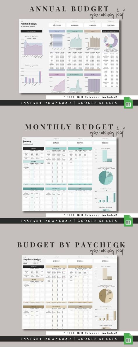 Expenses Template, Personal Budget Spreadsheet, Budget Template Excel Free, Finance Spreadsheet, Easy Budgeting, Personal Budget Template, Spreadsheet Design, Bill Calendar, Weekly Budget Template