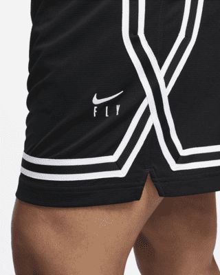 From free throws to 3-pointers, dare to defy gravity on the court in these relaxed crossover shorts. With lightweight, cooling mesh, you won't have to worry about sweat while you and your team chase your hoop dreams. Shown: Black/White Style: DX6453-010 Nike Fly Shorts, Crossover Shorts, Hoop Dreams, Black And White Nikes, Shorts Plus Size, Free Throw, Nike Swoosh, Basketball Shorts, Black White Fashion