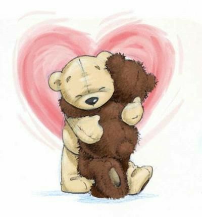 Cute Hug Pictures, Calin Gif, Hug Cartoon, Hugging Drawing, Teddy Bear Quotes, Teddy Bear Hug, Animal Hugs, Christmas Greetings Cards, Library Designs