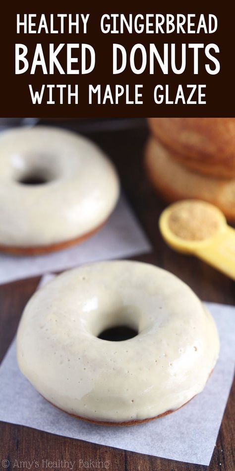 Sugar Free Donuts Baked, Low Calorie Clean Eating, Low Calorie Donuts, Diet Sweets, Easy Donut Recipe Baked, Donuts From Scratch, Baked Donuts Recipe, Healthy Doughnuts, Sugar Free Donuts