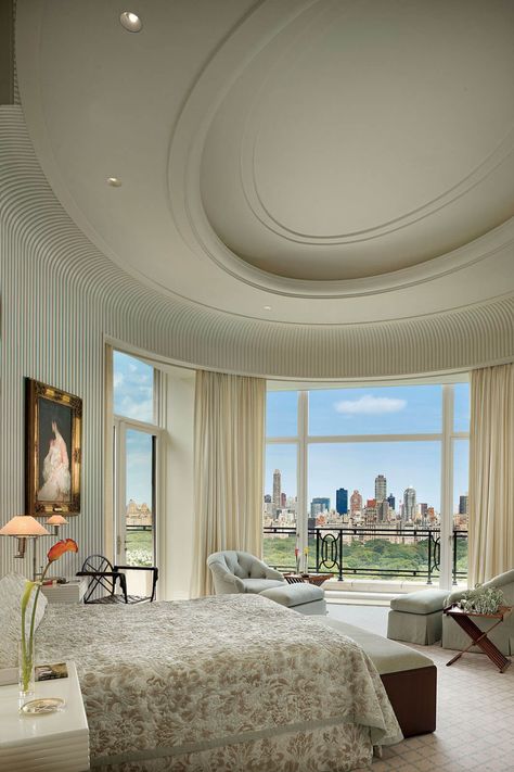 New York City Penthouse, Manhattan Penthouse, New York Penthouse, Toronto Condo, Central Park West, Manhattan Apartment, New Condo, Traditional Bedroom, City Living