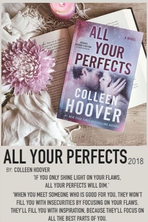 Polaroid Poster of Colleen Hoover's 2018 novel, 'All Your Perfects.' All Your Perfects Colleen Hoover, Dreamy Quotes, Indie Movie Posters, Colleen Hoover Books, Romantic Book Quotes, Books To Read Nonfiction, Polaroid Poster, Inspirational Books To Read, Romantic Books