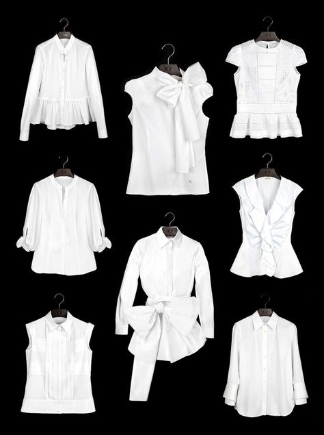 Perfect White Shirt, White Blouses, White Cotton Shirt, Classic White Shirt, Shirts Summer, Shirt Collection, White Shirts, Mode Inspiration, Carolina Herrera