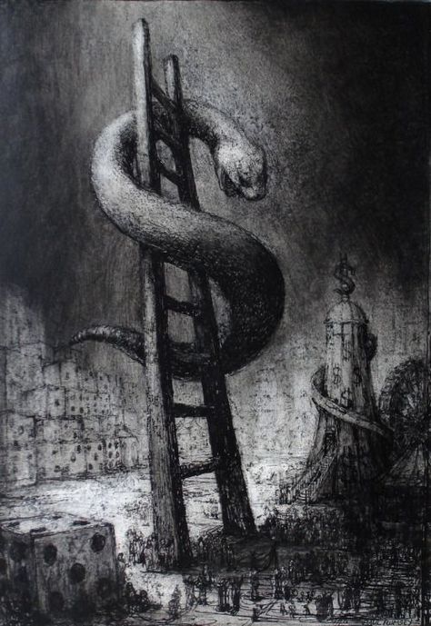 MISTRESS EVA'S EROTICA & ART. by paul rumsey Burning House, Dark Visions, Visual Metaphor, Dark Images, Comic Illustration, Dark Art, Printmaking, Surrealism, Art Journal