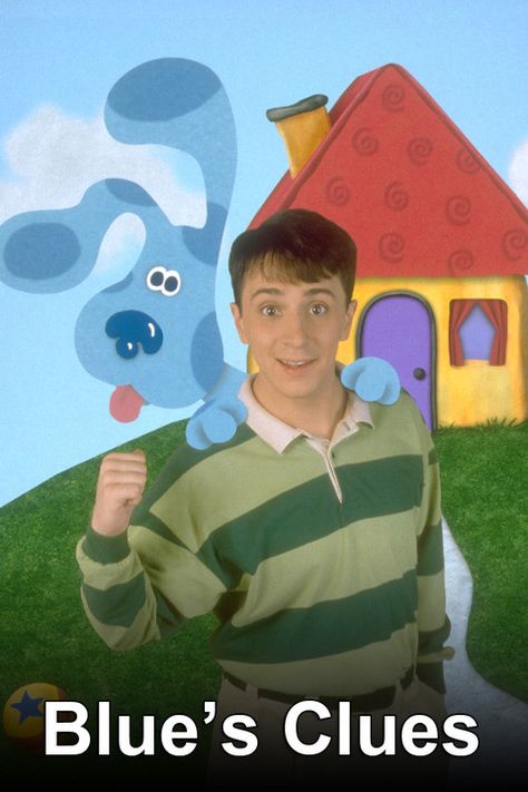 Blue's Clues poster Steve Blues Clues, I Never Forget You, Blue's Clues And You, Childhood Memories 2000, Blue's Clues, Blue’s Clues, Kids Tv Shows, Childhood Movies, Blues Clues