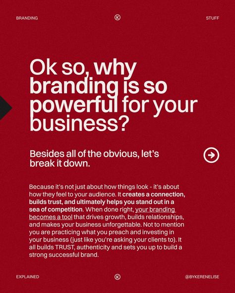 Branding is more than just a logo - It’s the total vibe, the experience, and the connection your audience feels every time they interact with you. Wondering how powerful branding can actually be? Let’s break it down for you - It creates; - First impressions that stick - A vibe that feels like you - Trust that turns followers into loyal clients - And a magnet that attracts the right people to your business Branding isn’t just about looking good - it’s about being unforgettable. Does yours s... Business Vibes, Brand Tips, Branding Basics, Powerful Branding, Business Books Worth Reading, Branding Content, Brand Marketing Strategy, Business Branding Inspiration, Kiosk Design