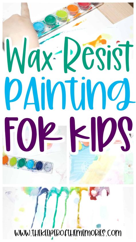 Activity For Babies, Rainbow Activity, Resist Painting, It Painting, Rainbow Activities, Weather Theme, Painting Kids, Washing Hands, Wax Crayons