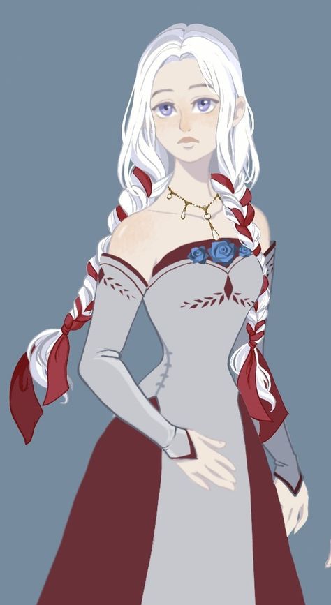 Daella Targaryen, Long White Hair, Targaryen Art, Asoiaf Art, Queen Outfit, Violet Eyes, Game Of Thrones Art, Dragon Games, House Of Dragons