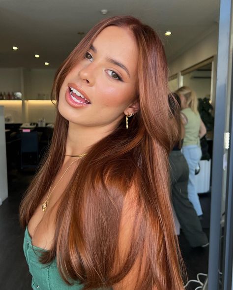 Copper Color Hair, Color Hair Ideas, Cowboy Copper Hair, Cool Cowboy, Cowboy Copper, Red Hair Inspo, Brunette Hair With Highlights, Ginger Hair Color, Copper Hair Color