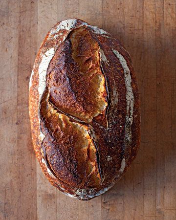 tartine bread Tartine Bread, Country Bread, Dough Scraper, Loaf Of Bread, Sourdough Recipes, White Bread, House Garden, Sourdough Bread, Martha Stewart