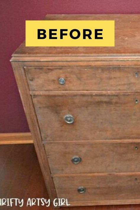 This yard sale dresser flip is a great makeover idea, using table legs to raise and create this mid century modern dresser. The before and after photos will show you how you can decorate on a budget with this furniture makeover idea. #diy #dresser #makeover Dresser Flip, Dresser Flips, Decorate On A Budget, Southern Home Interior, Old Home Remodel, Diy Dresser Makeover, Dressers Makeover, Mid Century Modern Dresser, Home Remodeling Diy