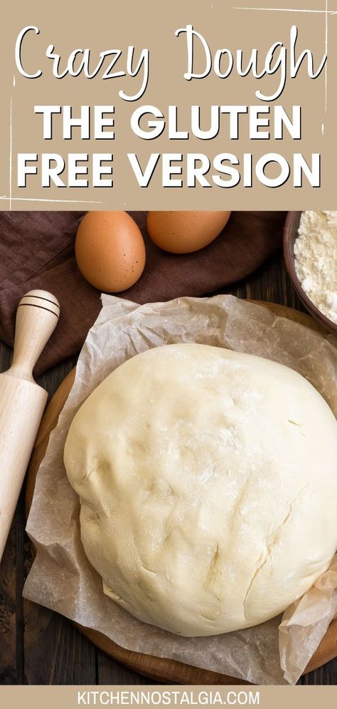 Crazy Dough, Kitchen Nostalgia, Homemade Gluten Free Bread, Best Gluten Free Bread, Gluten Free Dough, Gluten Free Pastry, Pizza Dinner, Pain Sans Gluten, Pan Sin Gluten