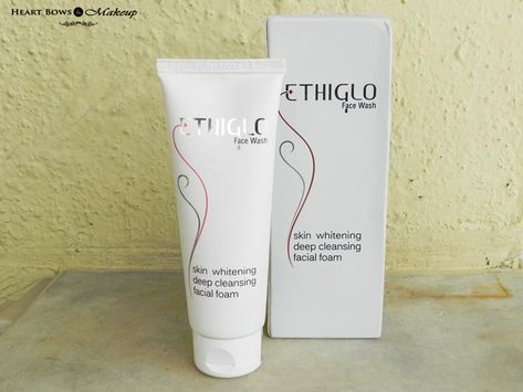 Ethiglo Skin Whitening Face Wash Review & Price India Ethiglo Face Wash, Hydrogen Peroxide Skin, Indian Skincare, Eye Makeup Tutorials, Deep Cleansing Facial, Best Face Wash, Oil Free Makeup, Whitening Face, Makeup And Beauty Blog