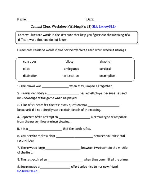 8th Grade Common Core | Reading Informational Text Worksheets Text Structure Worksheets, Informational Text Structures, Text Features Worksheet, Conjunctions Worksheet, 8th Grade Reading, Context Clues Worksheets, Spelling List, 6th Grade Worksheets, Ela Worksheets