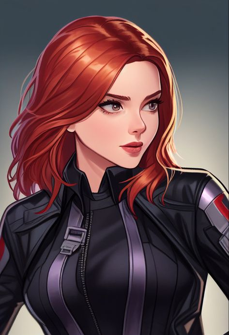 Natasha Romanoff Fanart Cute, Black Widow Cartoon, Black Widow Fanart, Natasha Romanoff Black Widow, Marvel Heroines, Boxing Girl, Female Hero, Anime Black, Black Widow Marvel