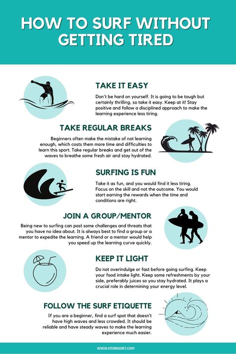 #tips #surf #surfing #tired #surfer #waves #island #resort How To Surf, Surf Training, Surfing Workout, Surf Hair, Surfing Tips, Surf Aesthetic, Packing Ideas, Surf Club, Surf Camp