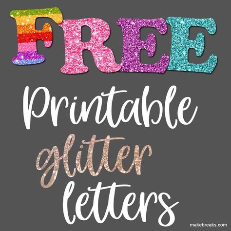 Looking for free printable glitter letters, alphabets and other goodies? Check out our free printables for your next party, craft project or classroom decor. Cricut Letters Cutouts, Bulliten Board Letters Printable Free, Bulletin Board Letters Free Printables Classroom, Letters For Bulletin Boards Printable, Bulletin Letters Printable Free, Free Printable Alphabet Letters Templates Bulletin Boards, Bulletin Board Letters Free Printables, Printable Letters Free Alphabet Fonts, Letters And Numbers Printable