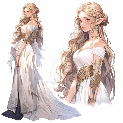 High Elves Dnd, Elf Princess, Hero Clothes, Elf Characters, Female Elf, Pointy Ears, Elf Art, Elf Clothes, Fantasy Images