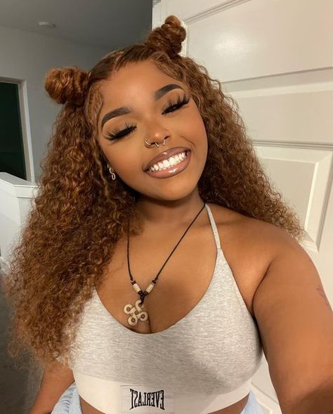 Jerry Curl, Ombre Highlights, 100 Human Hair Wigs, Curly Lace Front Wigs, Brown Highlights, Bleach Dye, High Ponytails, Human Hair Wig, Cap Hair