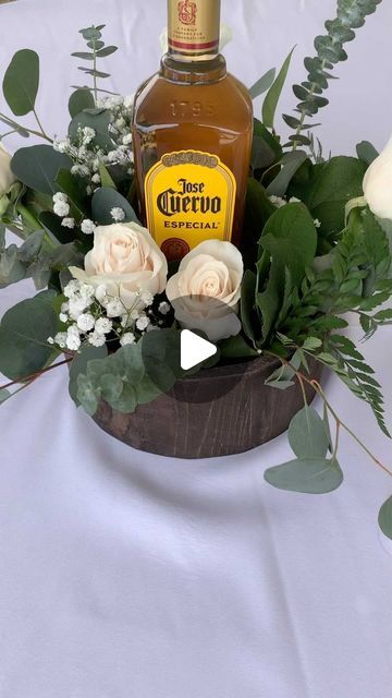 Guadalupe Sanchez on Instagram: "Tequila Centero de Mesa 🍾  #centerodemesa #centerpiece #tequila #party" Mexican Centerpiece Ideas, Mexican Wedding Centerpieces, Mexican Centerpiece, Tequila Party, 50th Birthday Centerpieces, Mexican Themed Weddings, 50th Birthday Decorations, Tacos And Tequila, Birthday Centerpieces